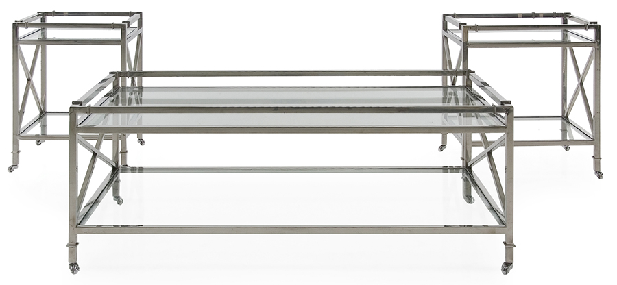 Linda Table with Casters - LINDA TABLES 
