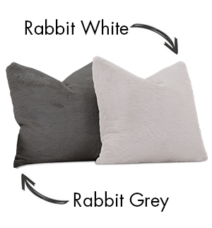 Pillows made in Fux Rabbit White and Grey - Rabbit_White_300x322.jpg 