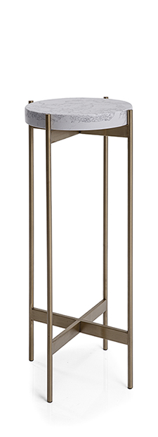 Tonic Drinking Table with Natural white marble top with stainless steel frame in brass finish - Tonic_225x620.jpg 